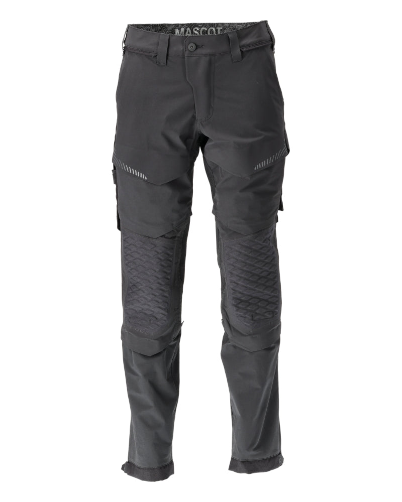 MASCOT® CUSTOMIZED 22279-605 – Pantalones con bolsillos para rodilleras - negro