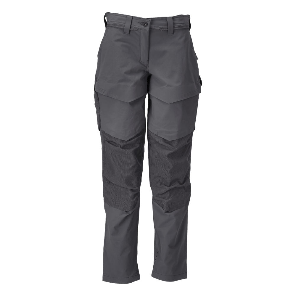 MASCOT® CUSTOMIZED 22378-311 – Pantalones con bolsillos para rodilleras - gris piedra