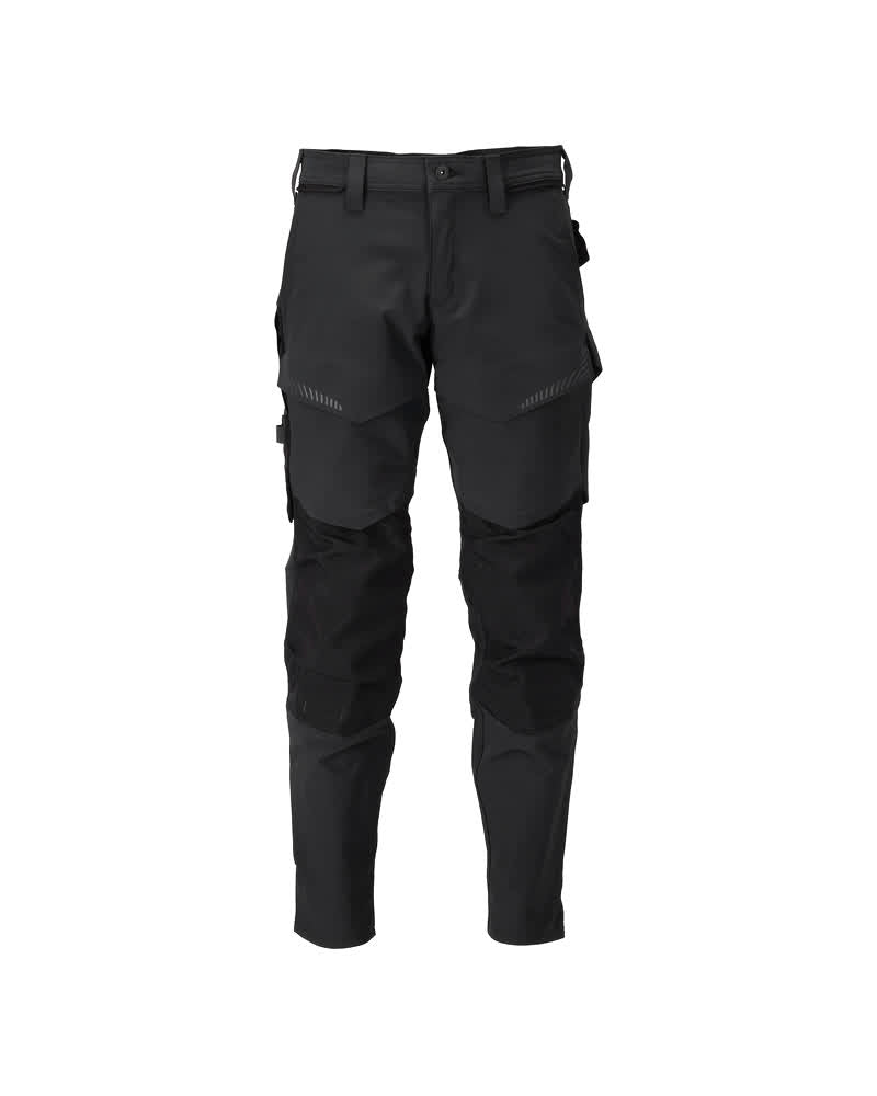 MASCOT® CUSTOMIZED 22379-311 – Pantalones con bolsillos para rodilleras - negro