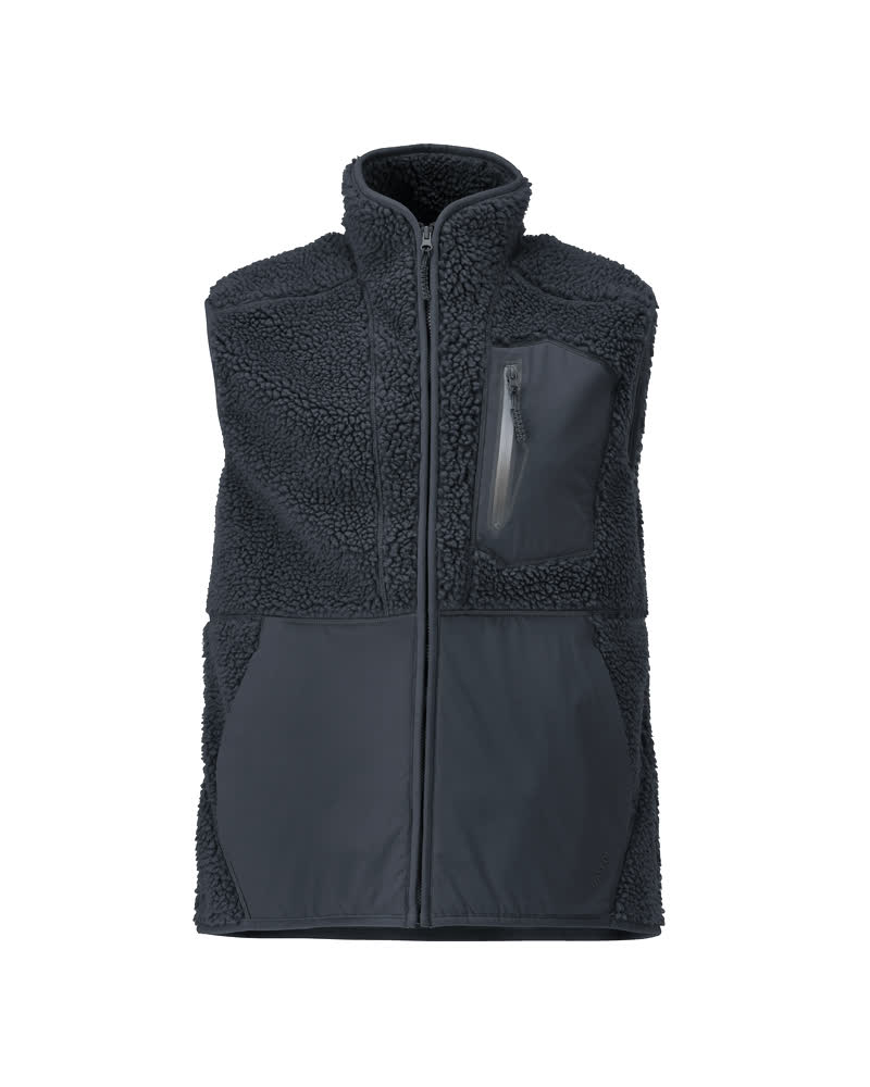 MASCOT® CUSTOMIZED 22465-682 – Chaleco pelo con cremallera - azul marino oscuro