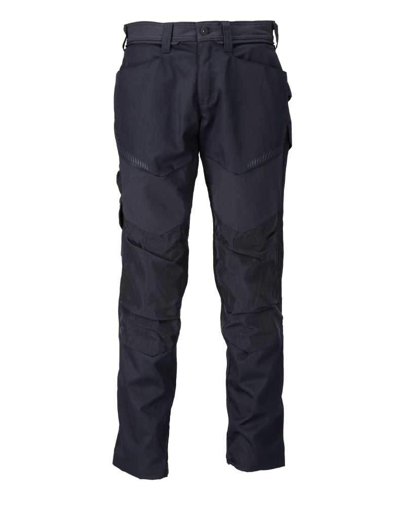 MASCOT® CUSTOMIZED 22479-230 – Pantalones con bolsillos para rodilleras - azul marino oscuro