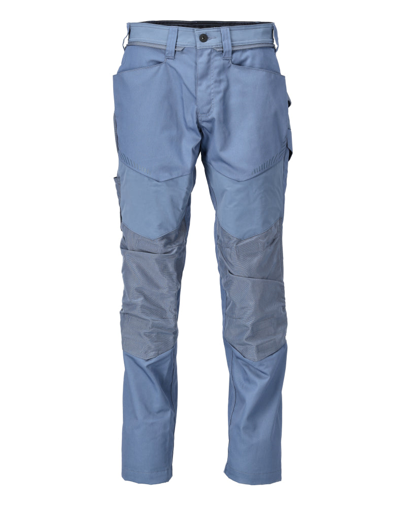 MASCOT® CUSTOMIZED 22479-230 – Pantalones con bolsillos para rodilleras - azul piedra