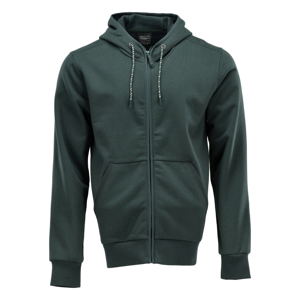 MASCOT® CUSTOMIZED 22486-378 – Sudadera con capucha con cremallera - verde bosque