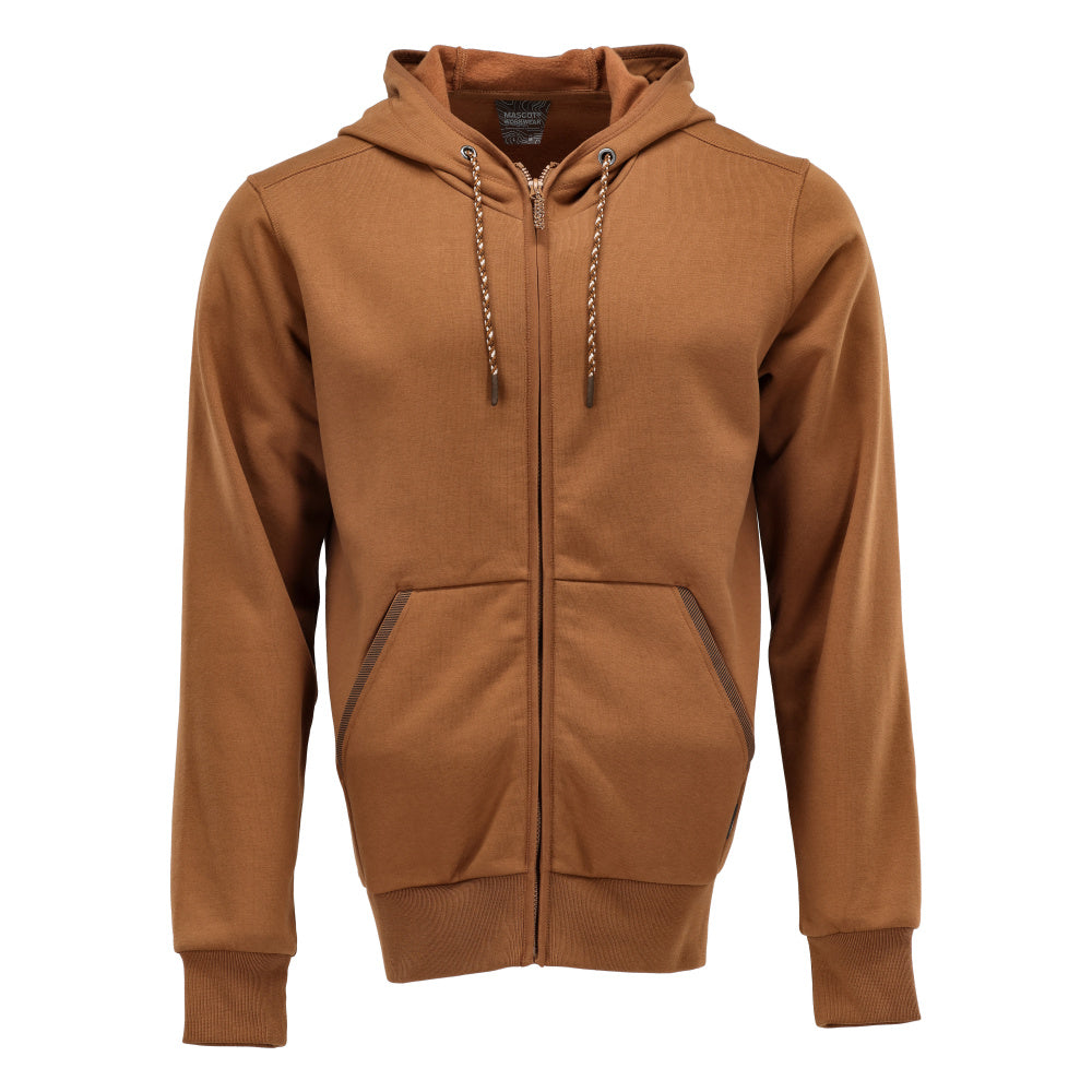 MASCOT® CUSTOMIZED 22486-378 – Sudadera con capucha con cremallera - marrón nuez