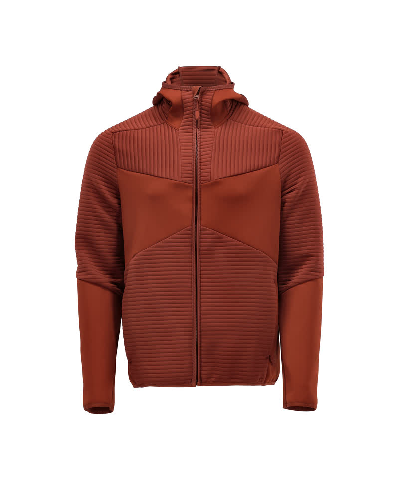MASCOT® CUSTOMIZED 22603-681 – Sudadera polar con capucha y cremallera - rojo otoño