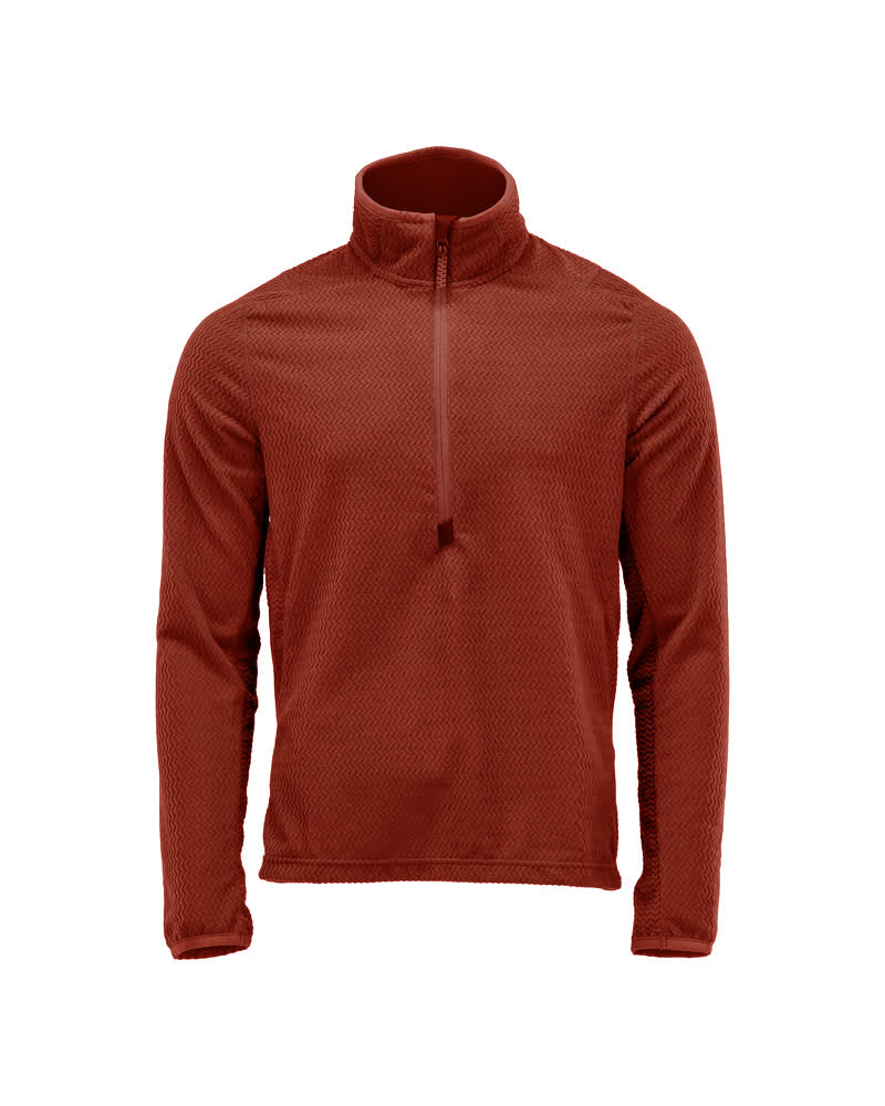 MASCOT® CUSTOMIZED 22703-639 – Jersey micropolar con media cremallera - rojo otoño