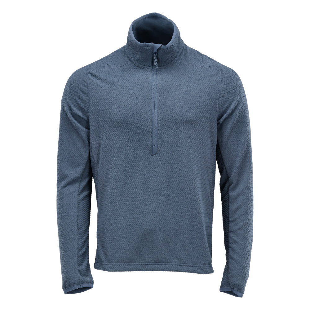 MASCOT® CUSTOMIZED 22703-639 – Jersey micropolar con media cremallera - azul piedra
