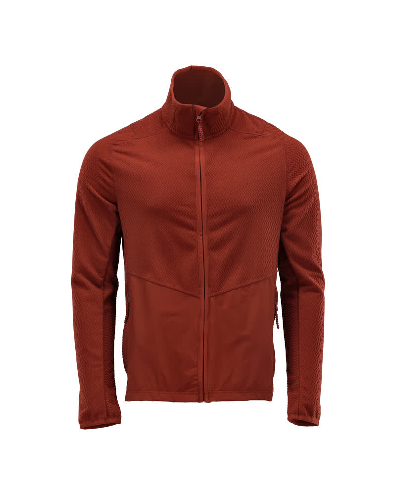 MASCOT® CUSTOMIZED 22803-639 – Jersey micropolar con cremallera - rojo otoño