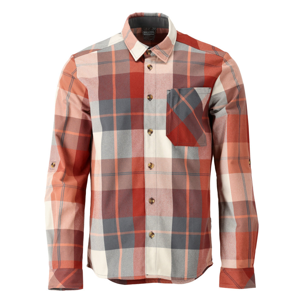 MASCOT® CUSTOMIZED 22904-446 – Camisa - rojo otoño a cuadros
