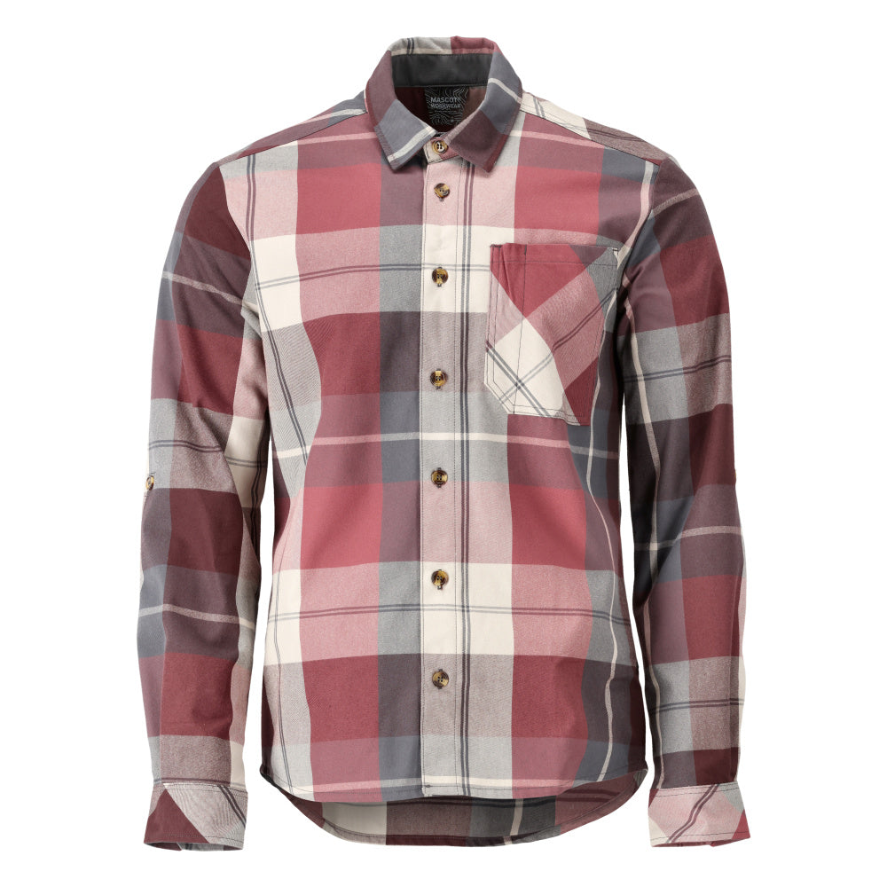 MASCOT® CUSTOMIZED 22904-446 – Camisa - burdeos a cuadros