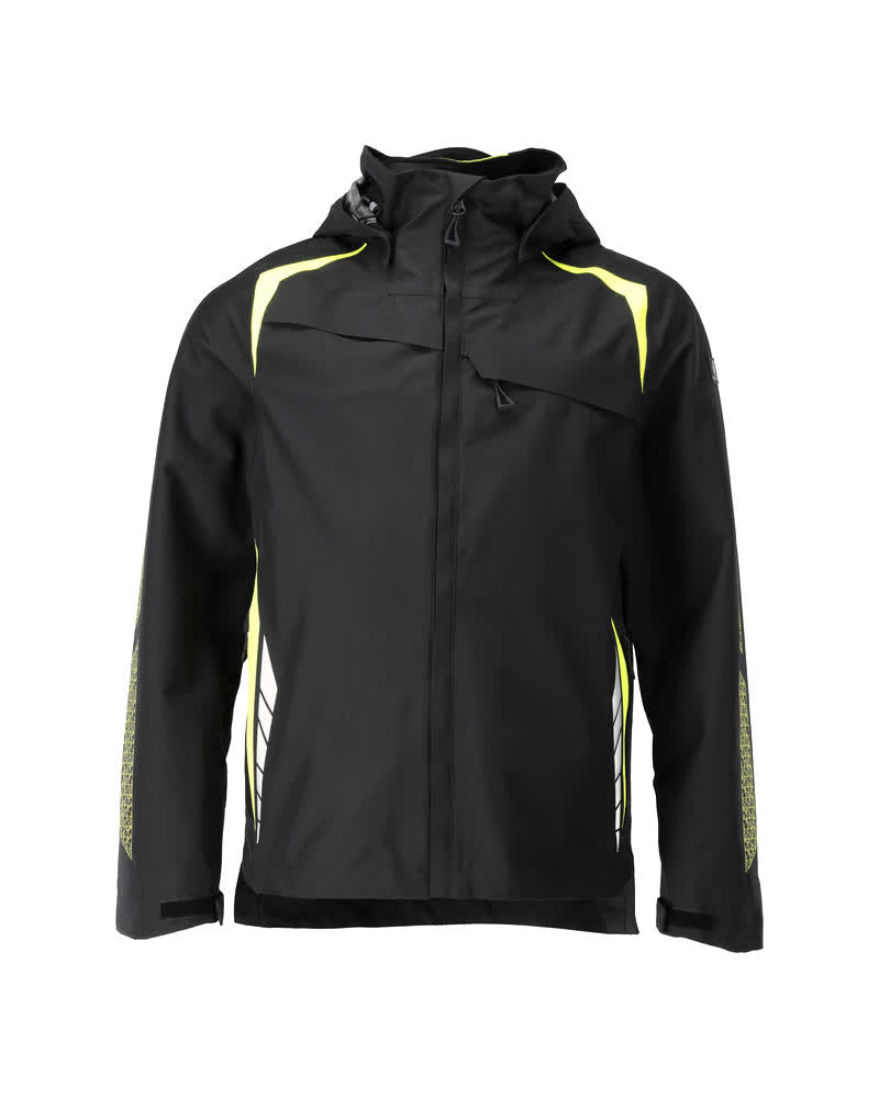 MASCOT® ACCELERATE SAFE 23001-231 – Chaqueta con forro exterior - negro/amarillo de alta vis.