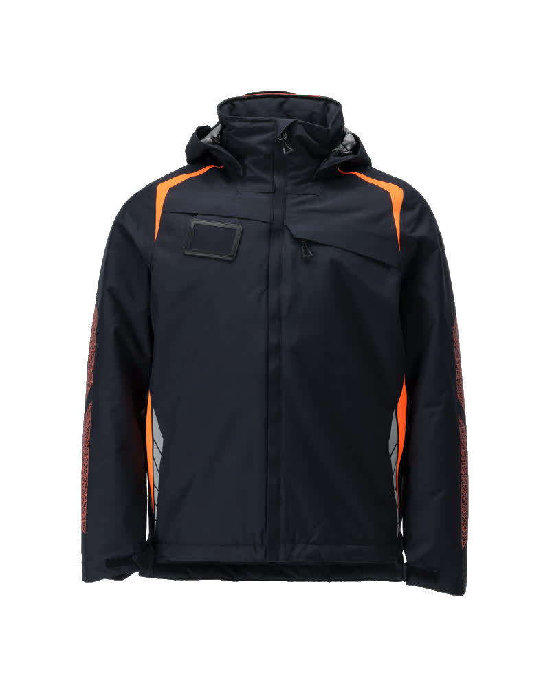 MASCOT® ACCELERATE SAFE 23035-231 – Chaqueta de invierno - azul marino oscuro/naranja de alta vis.