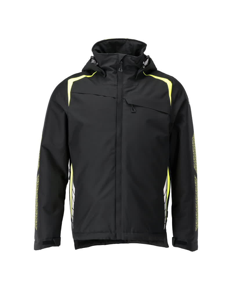 MASCOT® ACCELERATE SAFE 23035-231 – Chaqueta de invierno - negro/amarillo de alta vis.