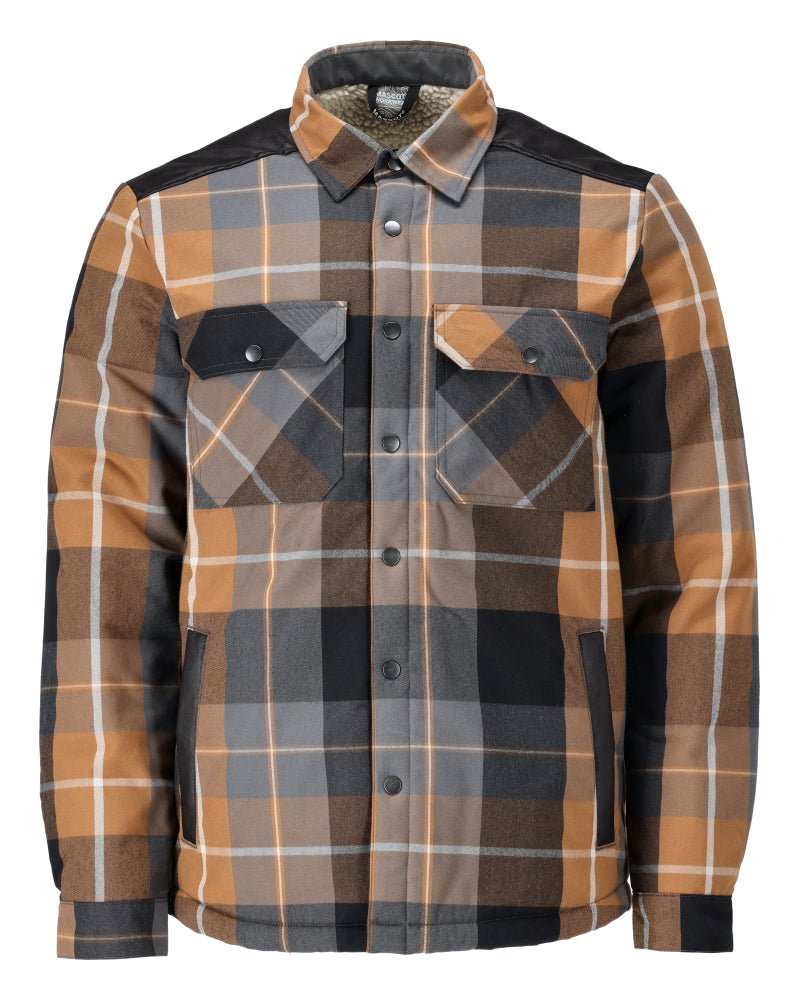 MASCOT® CUSTOMIZED 23104-446 – Camisa con forro pelo - marrón nuez a cuadros