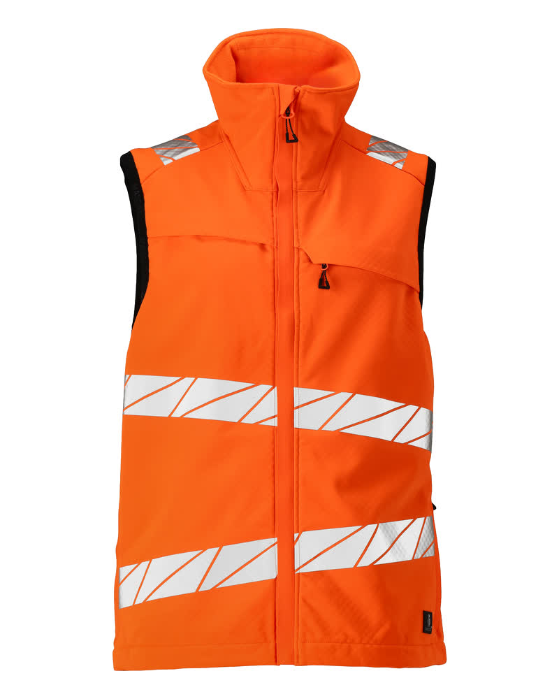 MASCOT® ACCELERATE SAFE 24065-143 – Chaleco Softshell - naranja de alta vis.