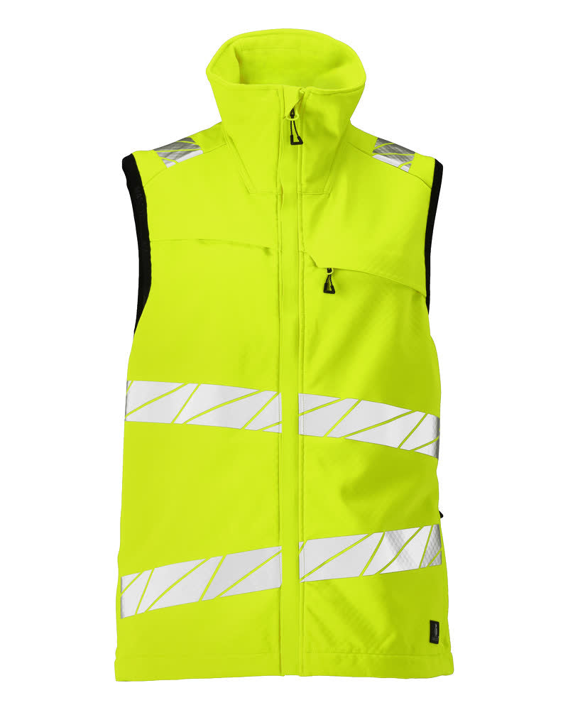 MASCOT® ACCELERATE SAFE 24065-143 – Chaleco Softshell - amarillo de alta vis.