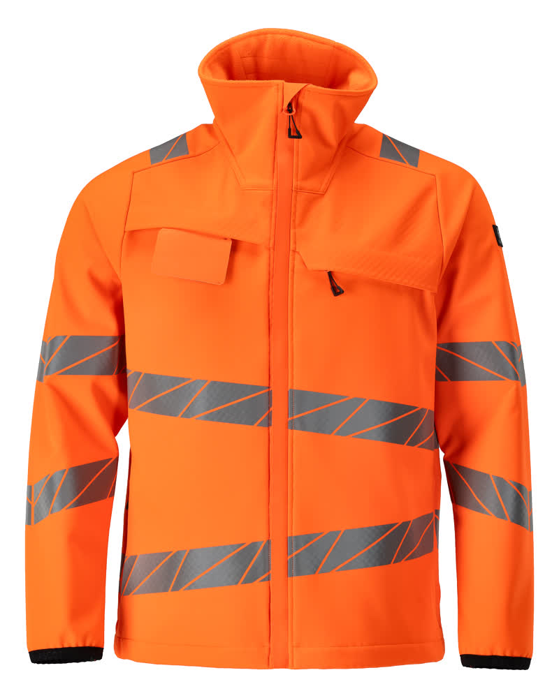 MASCOT® ACCELERATE SAFE 24102-143 – Chaqueta Softshell - naranja de alta vis.