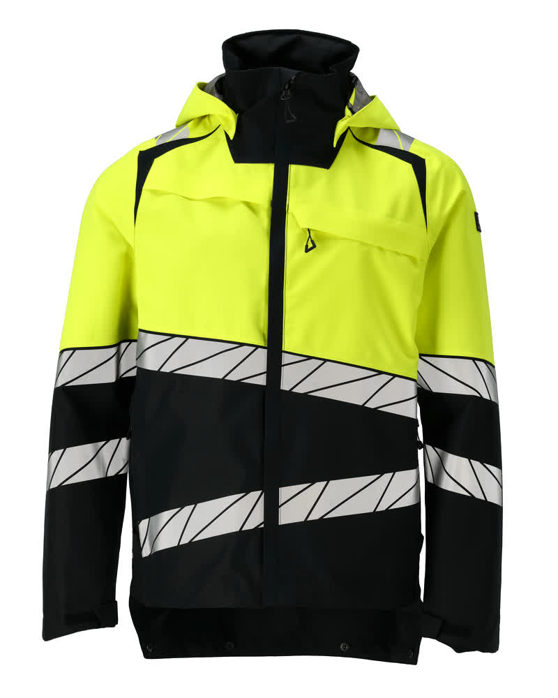 MASCOT® ACCELERATE SAFE 25001-231 – Chaqueta con forro exterior - negro/amarillo de alta vis.