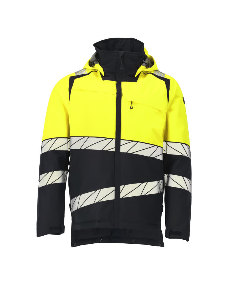 MASCOT® ACCELERATE SAFE 25035-231 – Chaqueta de invierno - azul marino oscuro/amarillo de alta vis.