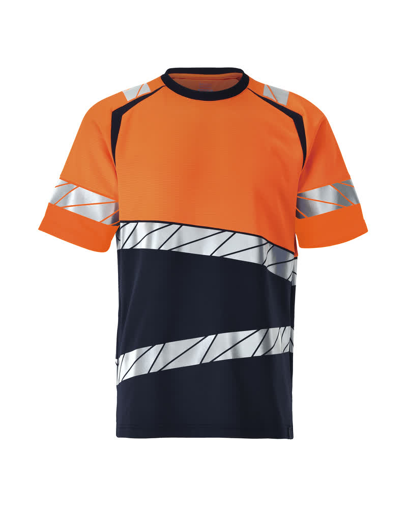MASCOT® ACCELERATE SAFE 25082-771 – Camiseta - azul marino oscuro/naranja de alta vis.