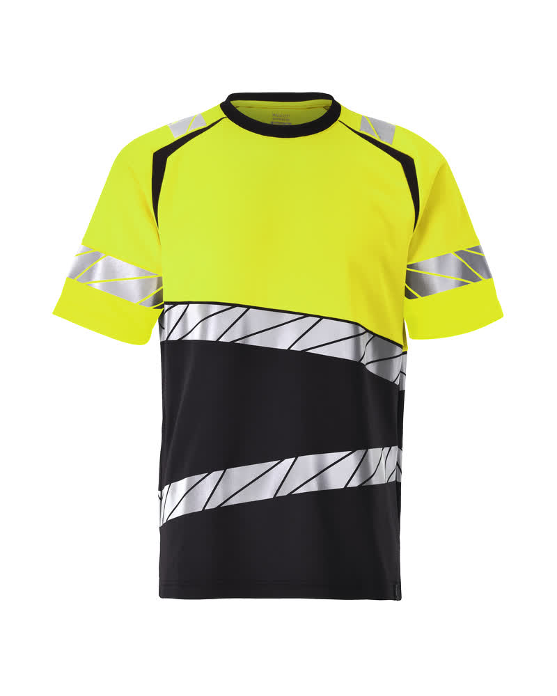 MASCOT® ACCELERATE SAFE 25082-771 – Camiseta - negro/amarillo de alta vis.
