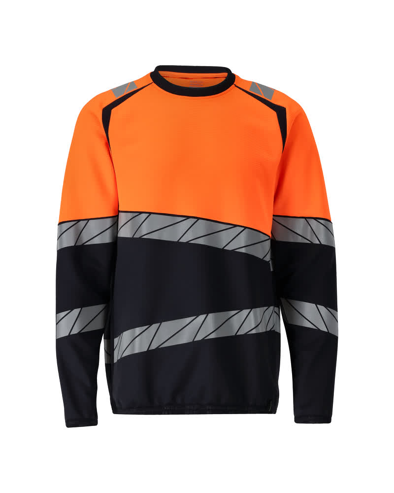 MASCOT® ACCELERATE SAFE 25084-781 – Sudadera - azul marino oscuro/naranja de alta vis.