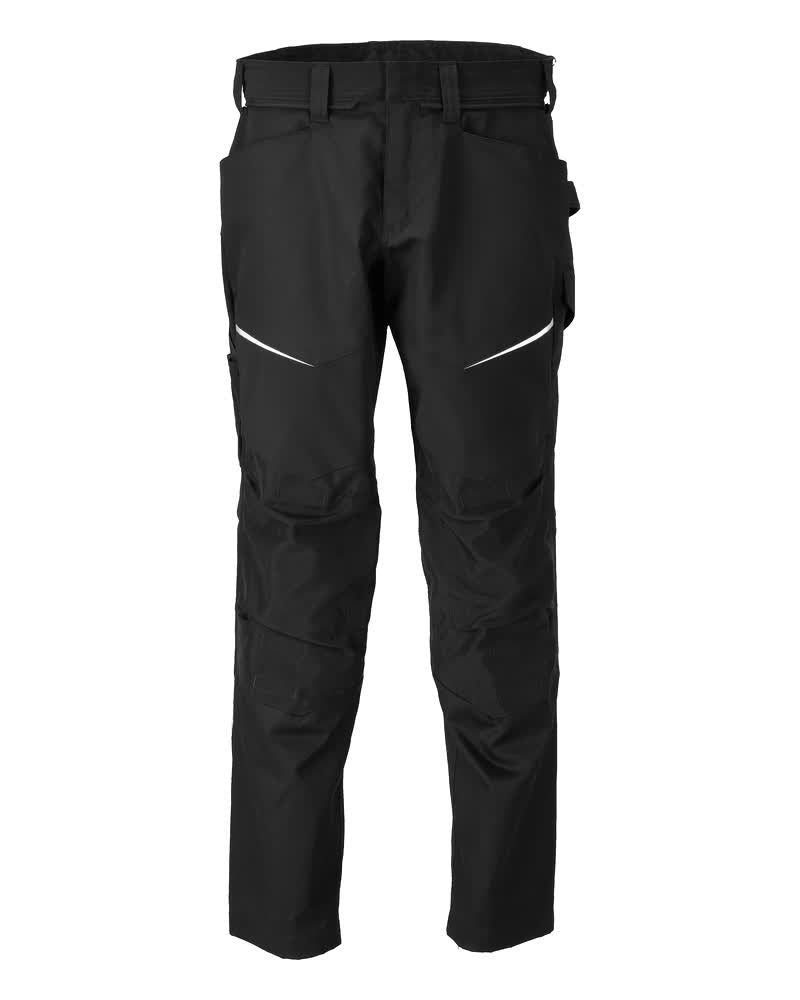 MASCOT® CUSTOMIZED 26079-230 – Pantalones con bolsillos para rodilleras - negro