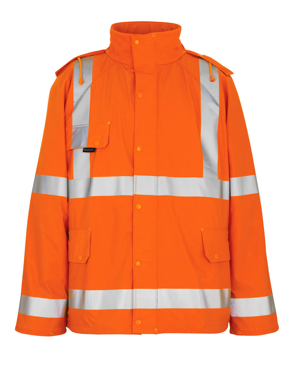 MASCOT® Feldbach – Chubasquero - naranja de alta vis.