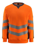 MASCOT® Wigton – Sudadera - naranja de alta vis./azul marino oscuro