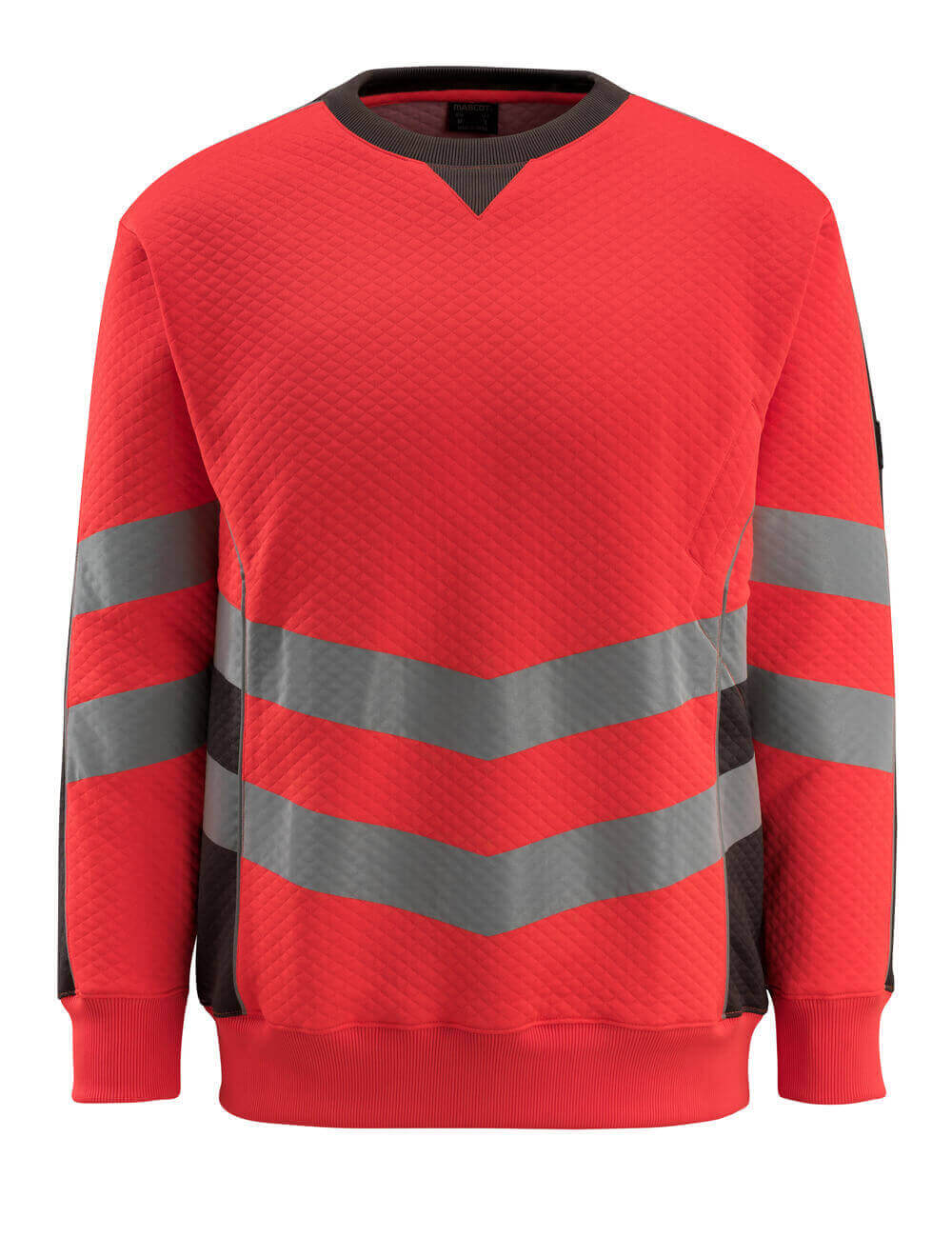 MASCOT® Wigton – Sudadera - rojo de alta vis./antracita oscuro