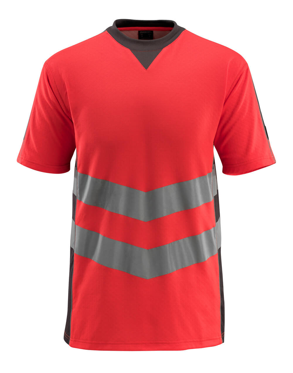 MASCOT® Sandwell – Camiseta - rojo de alta vis./antracita oscuro
