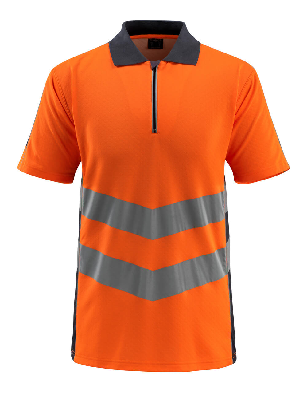 MASCOT® Murton – Polo - naranja de alta vis./azul marino oscuro