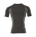 MASCOT® Pavia – Camisa interior funcional, manga corta - antracita oscuro