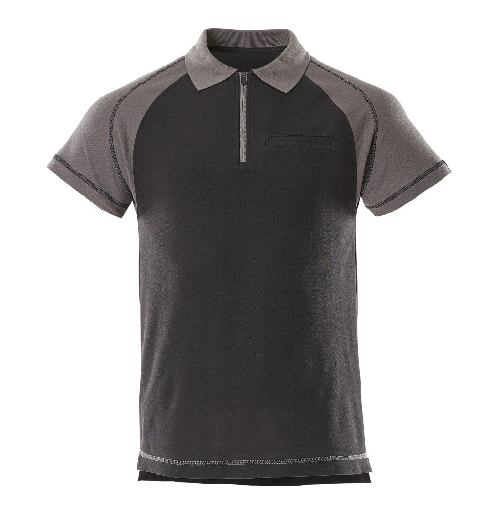 MASCOT® Bianco – Polo con bolsillo en el pecho - negro/antracita