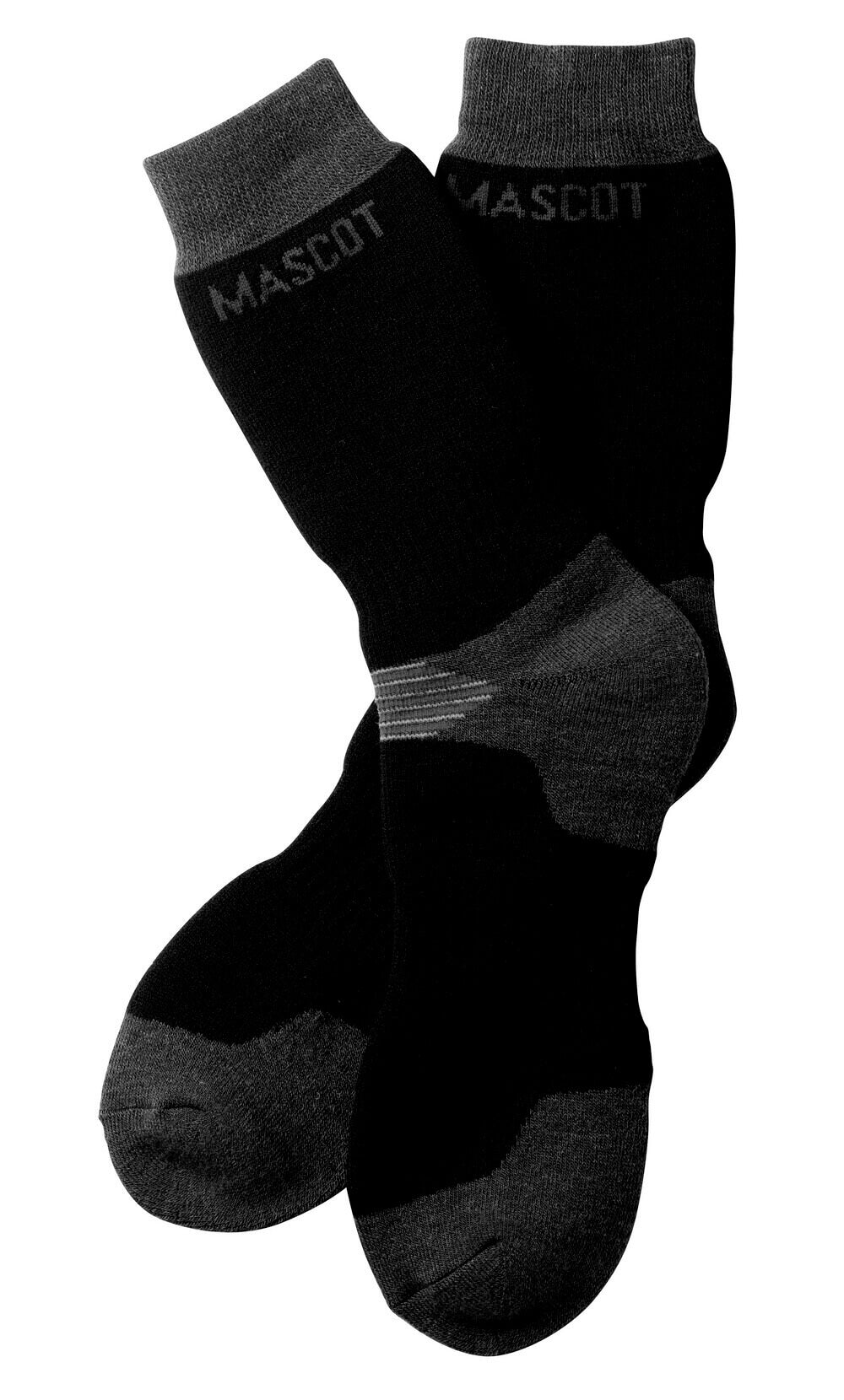 MASCOT® Lubango – Calcetines - negro/antracita oscuro