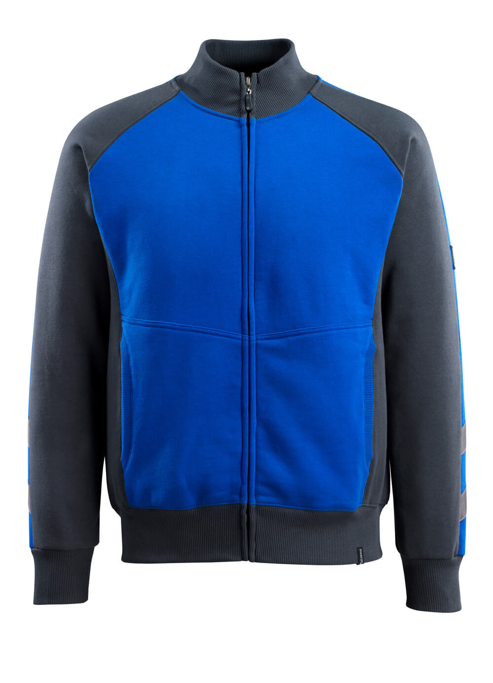 MASCOT® Amberg – Sudadera con cremallera - azul real/azul marino oscuro