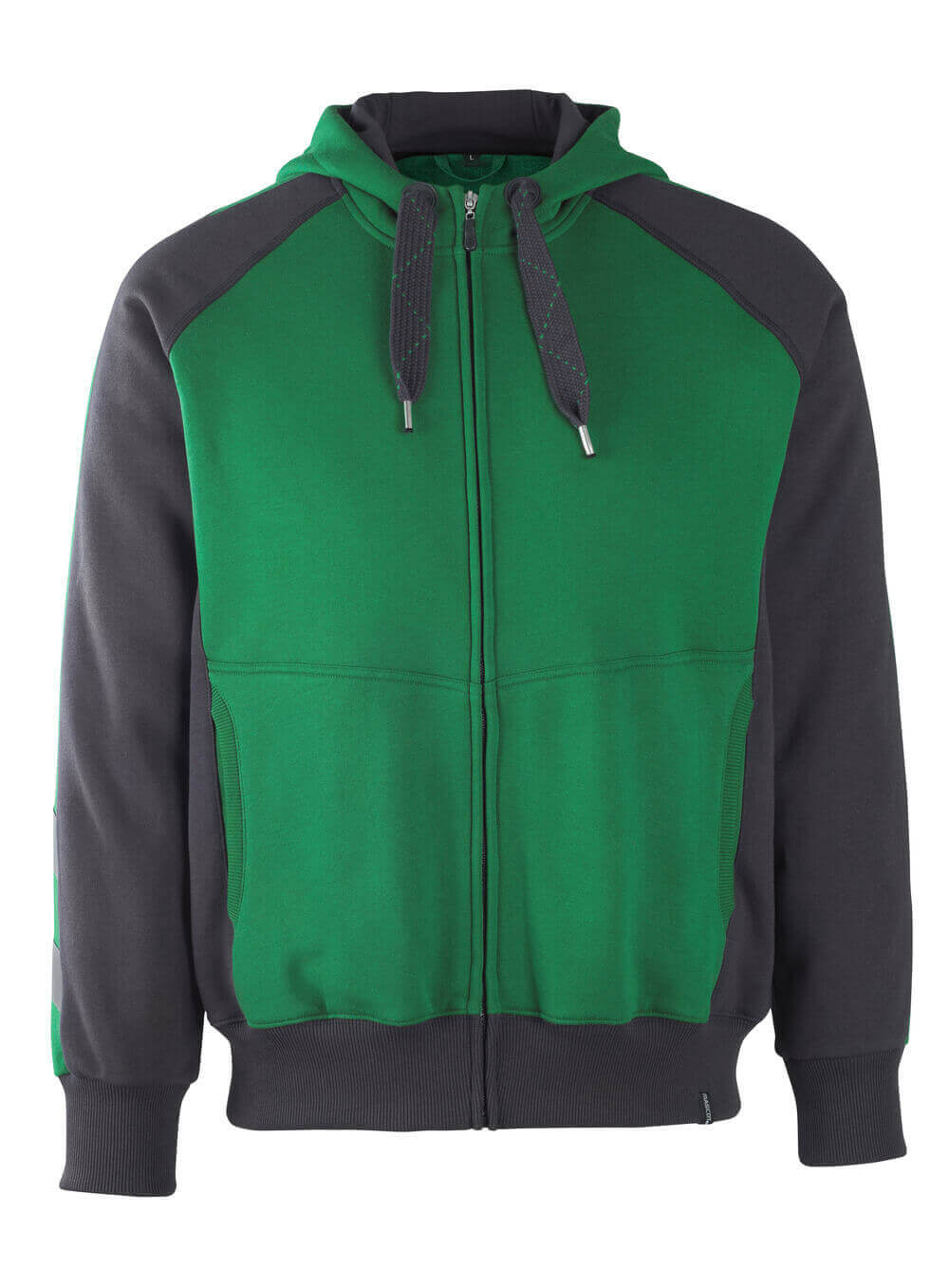 MASCOT® Wiesbaden – Sudadera con capucha con cremallera - verde/negro