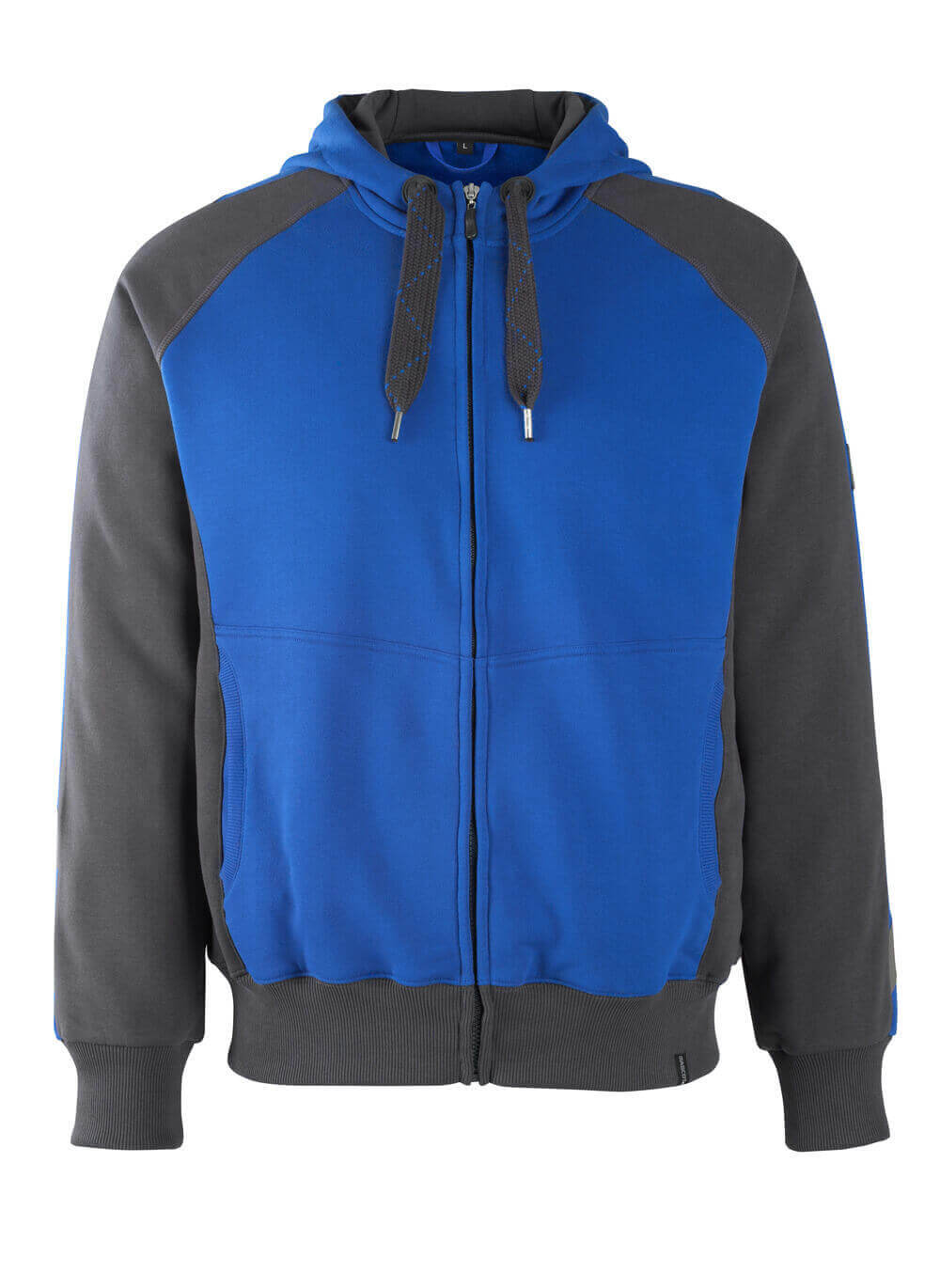 MASCOT® Wiesbaden – Sudadera con capucha con cremallera - azul real/azul marino oscuro