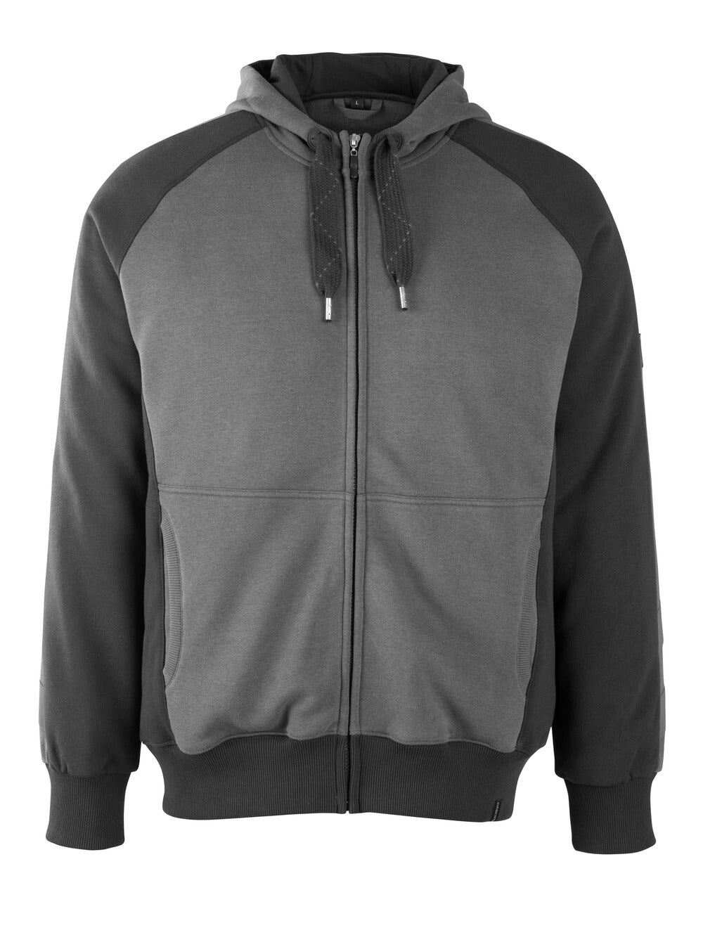 MASCOT® Wiesbaden – Sudadera con capucha con cremallera - antracita oscuro/negro