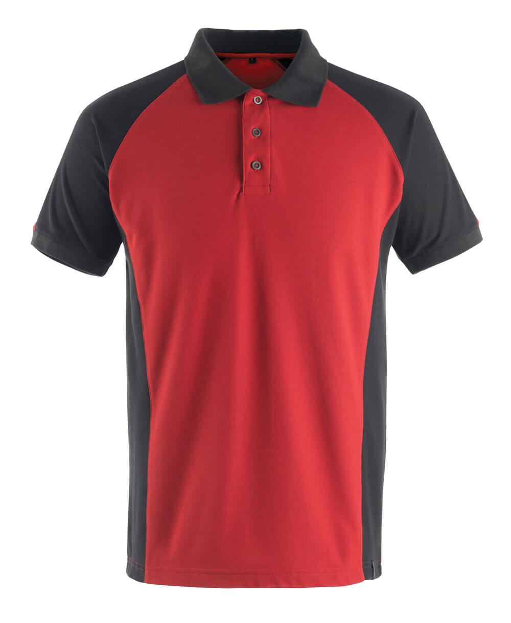 MASCOT® Bottrop – Polo - rojo/negro