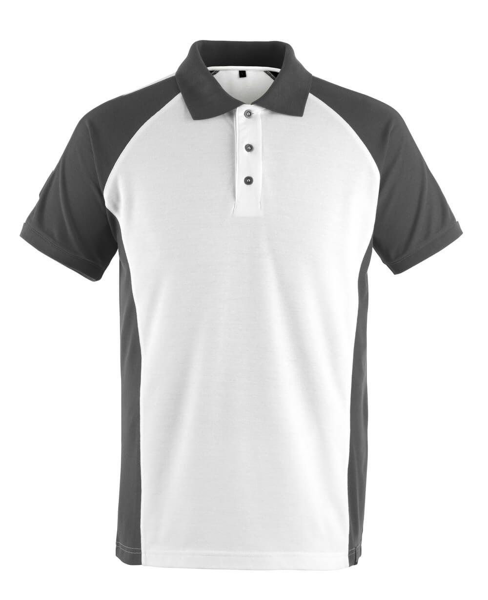 MASCOT® Bottrop – Polo - blanco/antracita oscuro
