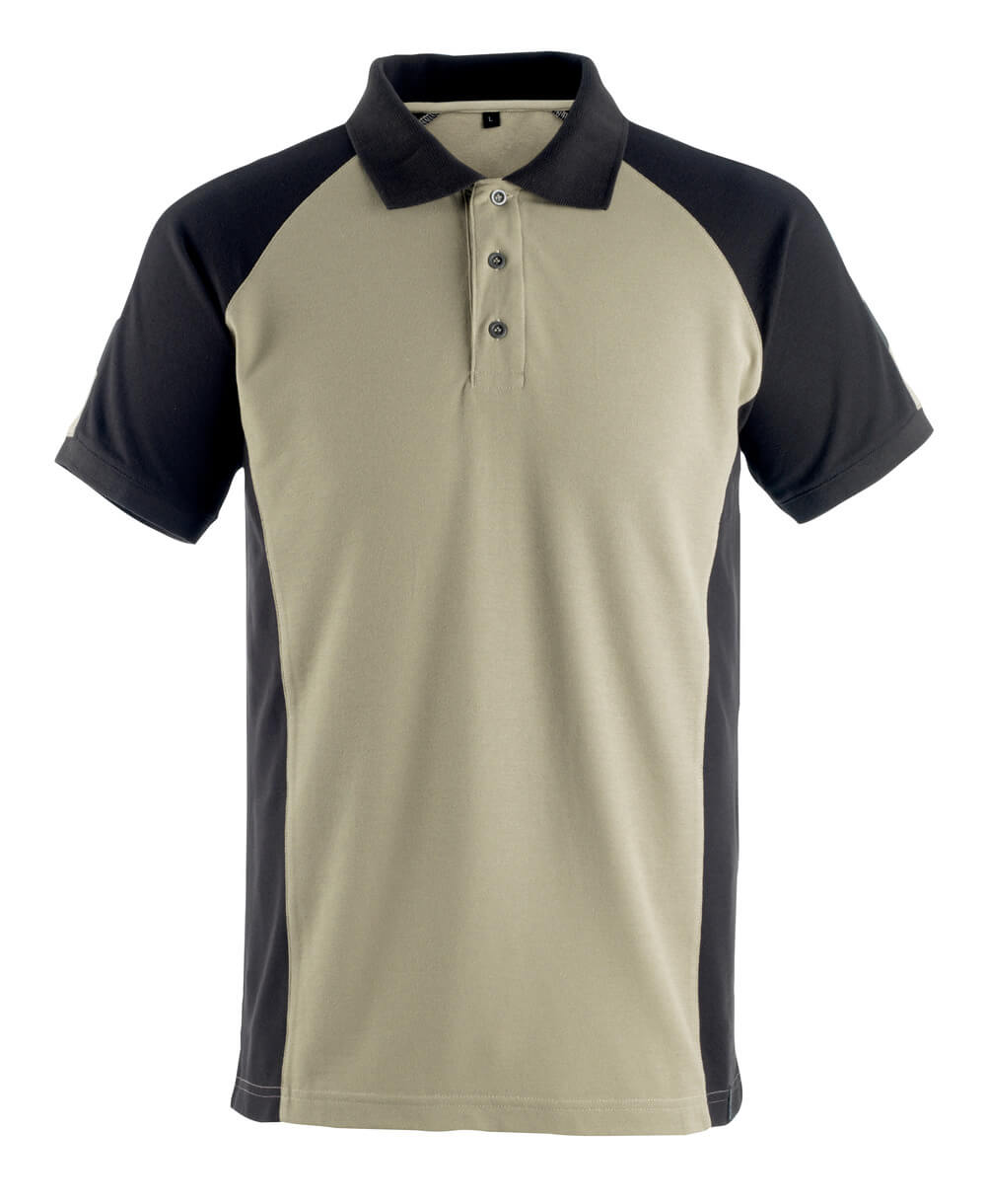 MASCOT® Bottrop – Polo - caqui claro/negro