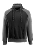 MASCOT® Regensburg – Sudadera con capucha - negro/antracita oscuro