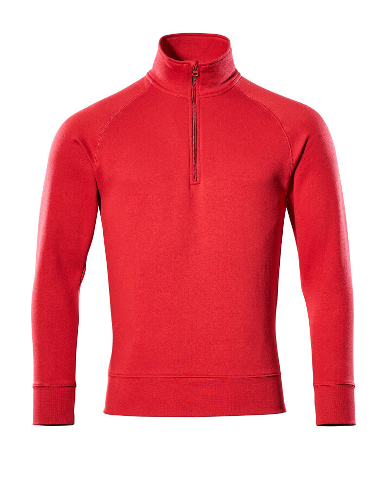MASCOT® Nantes – Sudadera con media cremallera - rojo