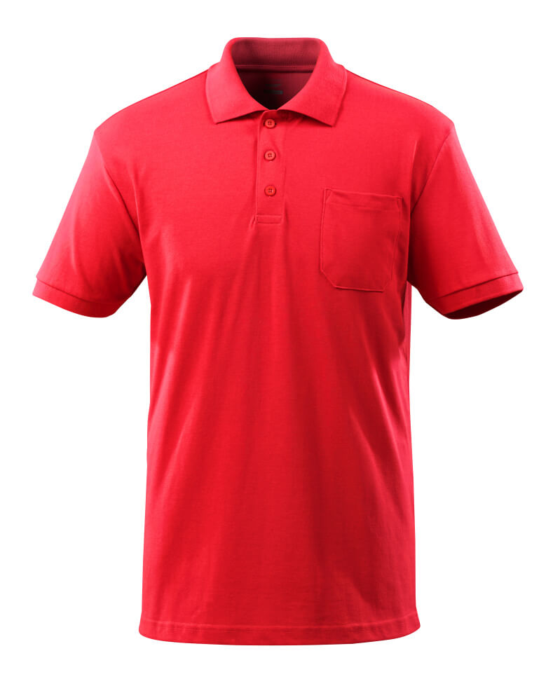 MASCOT® Orgon – Polo con bolsillo en el pecho - rojo tráfico