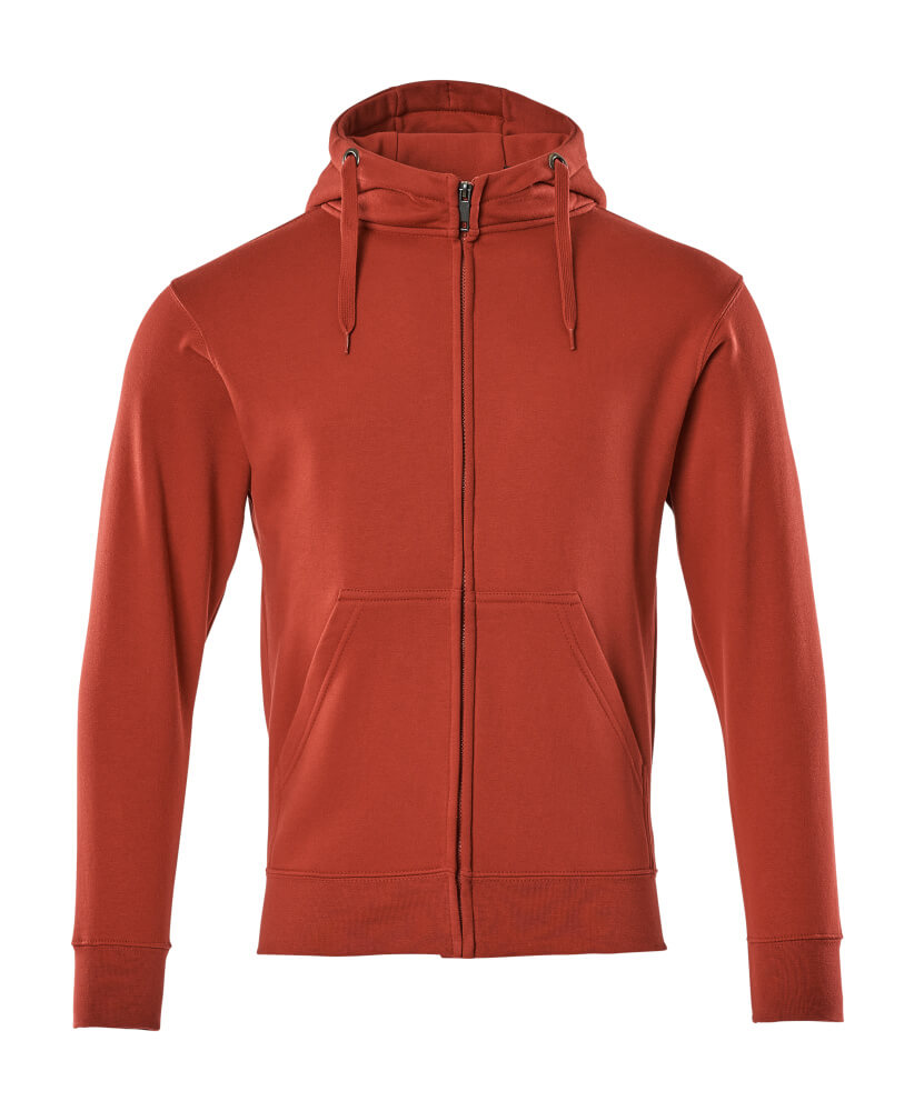 MASCOT® Gimont – Sudadera con capucha con cremallera - rojo