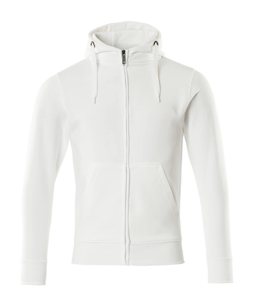 MASCOT® Gimont – Sudadera con capucha con cremallera - blanco