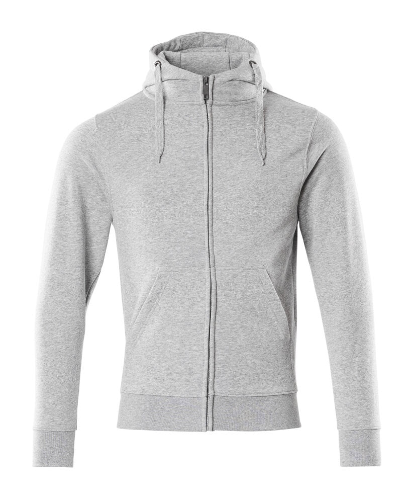 MASCOT® Gimont – Sudadera con capucha con cremallera - gris-moteado