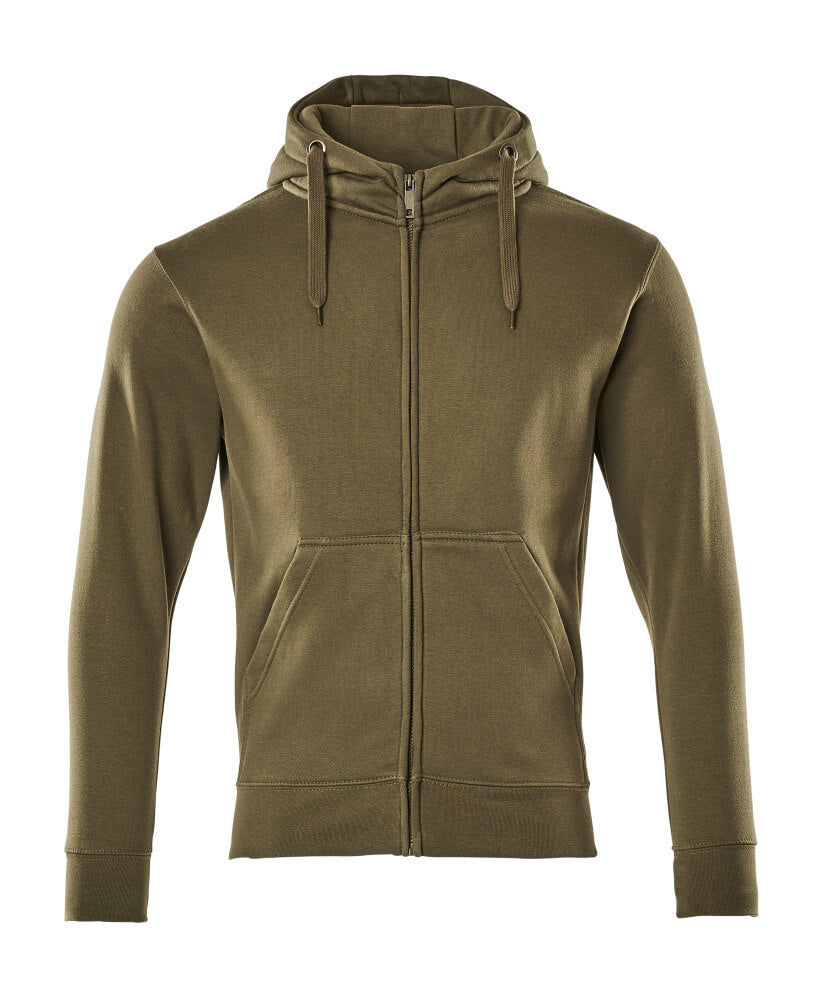 MASCOT® Gimont – Sudadera con capucha con cremallera - verde musgo