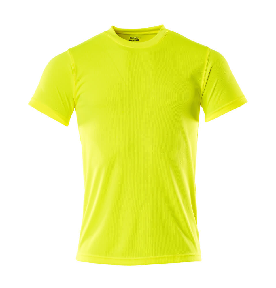 MASCOT® Calais – Camiseta - amarillo de alta vis.